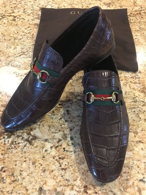 alligator gucci shoes|crocodile shoes for men.